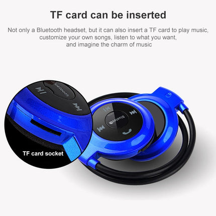 mini-503 MP3 Player Bluetooth Earphone, Support FM Radio & 32GB TF Card-garmade.com