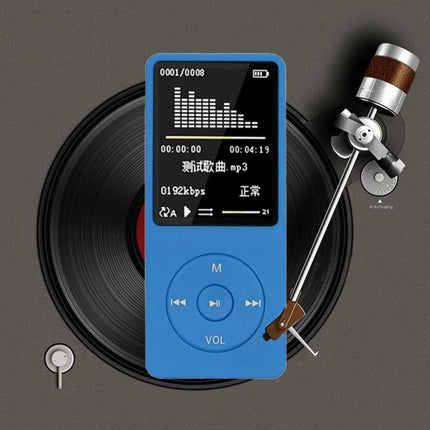 Fashion Portable LCD Screen FM Radio Video Games Movie MP3 MP4 Player Mini Walkman, Memory Capacity:4GB(Black)-garmade.com