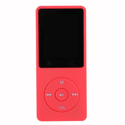 Fashion Portable LCD Screen FM Radio Video Games Movie MP3 MP4 Player Mini Walkman, Memory Capacity:4GB(Red)-garmade.com