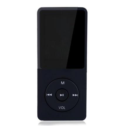 Fashion Portable LCD Screen FM Radio Video Games Movie MP3 MP4 Player Mini Walkman, Memory Capacity:8GB(Black)-garmade.com