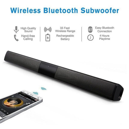 20W TV Soundbar Bluetooth Speaker FM Radio Home Theater System Portable Wireless Subwoofer Bass MP3 Music Boombox for Xiaomi-garmade.com