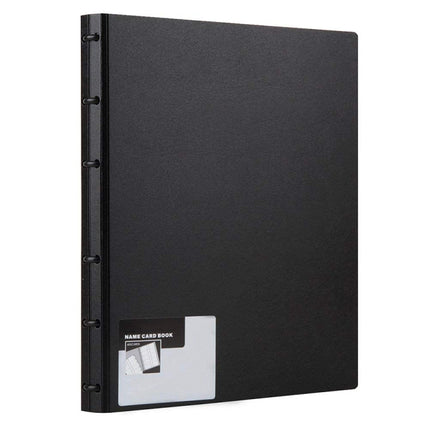 Deli Business Card Book Name Card Holder Book with 600 Business Cards Capacity-garmade.com
