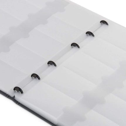 Deli Business Card Book Name Card Holder Book with 600 Business Cards Capacity-garmade.com