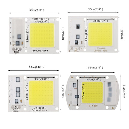 High Power 220V LED FloodlightCool/Warm White COB LED Chip IP65 Smart IC Driver Lamp(15W warm white)-garmade.com