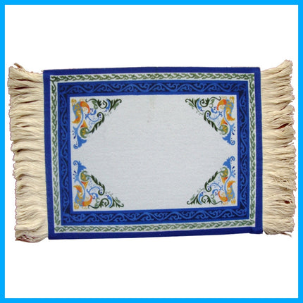 Mini Woven Rug Mat Retro Style Mouse Pad, Ramdom Color Delivery-garmade.com