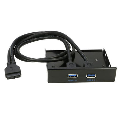 2-Port USB 3.0 3.5 inch Front Panel Data Hub for PC-garmade.com
