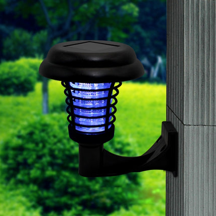 LED Solar Power Mosquito Repellent Bug Zapper Killer UV Lamp Insect Pest Outdoor Garden Lawn Landscape Light-garmade.com