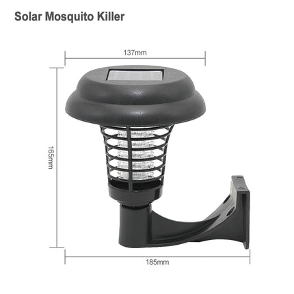 LED Solar Power Mosquito Repellent Bug Zapper Killer UV Lamp Insect Pest Outdoor Garden Lawn Landscape Light-garmade.com