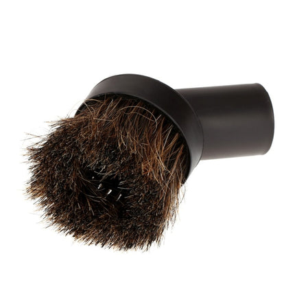 5 PCS 32mm Vacuum cleaner brush head Home Use Mixed Horse Hair Oval Cleaning Brush Head Vacuum Cleaner Accessories Tool(Black)-garmade.com