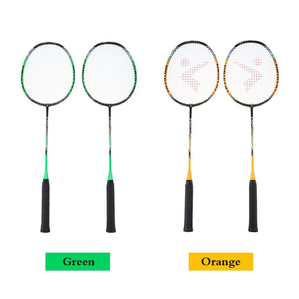 REGAIL 8019 2 in1 Carbon Durable Badminton Racket with Tote Bag(Orange)-garmade.com