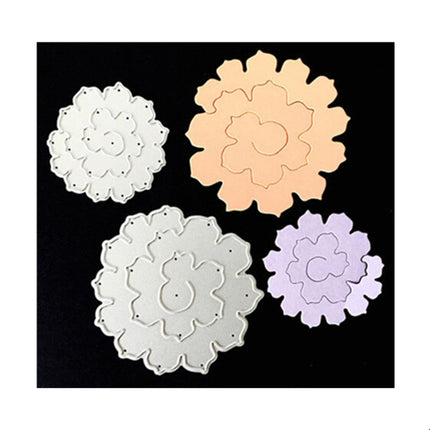 2 In 1 3D Petal Knife Mold DIY Greeting Card Scrapbook Album Making Stencil-garmade.com