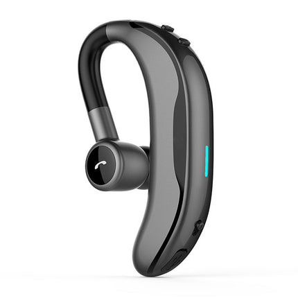 Car Handfree Wireless Ear-hook Bluetooth Earphone with Microphone(Black Grey)-garmade.com