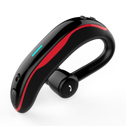 Car Handfree Wireless Ear-hook Bluetooth Earphone with Microphone(Black Red)-garmade.com