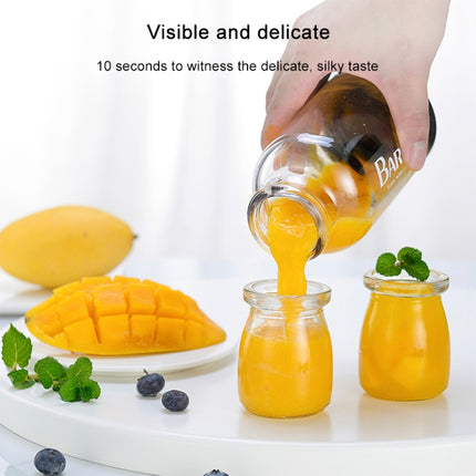 Multifunctional Juicer Rotatory Extractor Cup Portable USB Charge Juicer Blender with 6 Blades(Black)-garmade.com