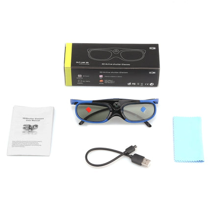 Universal Battery DLP Active Shutter 3D Glasses 96-144Hz For XGIMI Optoma Acer Viewsonic Home Theater Projector 3D TV-garmade.com