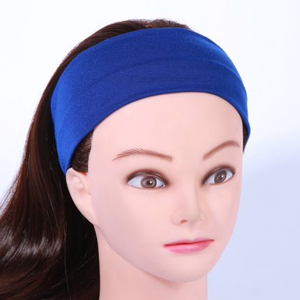 Yoga Fitness Hair Band Headband, Size: About 21 x 7cm(Blue)-garmade.com