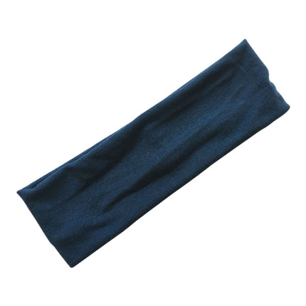 Yoga Fitness Hair Band Headband, Size: About 21 x 7cm(Navy Blue)-garmade.com