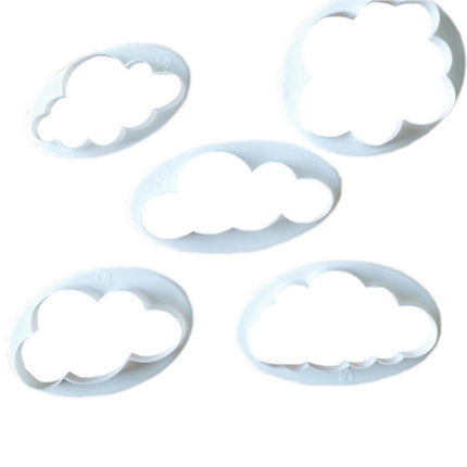 10 PCS Cake Mold Cloud Fondant Cake Decoration Printing Die Cutting Mold-garmade.com