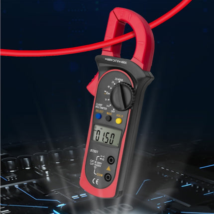 ANENG ST201 AC And DC Digital Clamp Multimeter Voltage And Current Measuring Instrument Tester( Blue)-garmade.com