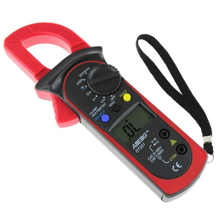 ANENG ST201 AC And DC Digital Clamp Multimeter Voltage And Current Measuring Instrument Tester(Red)-garmade.com