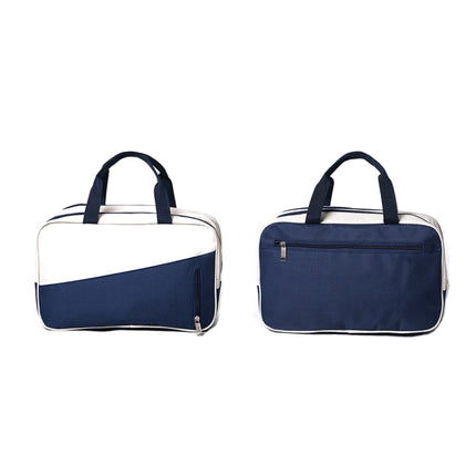 Fashion Large Capacity Portable Oxford Wet And Dry Separation Travel Bags(Rose Red and Blue)-garmade.com