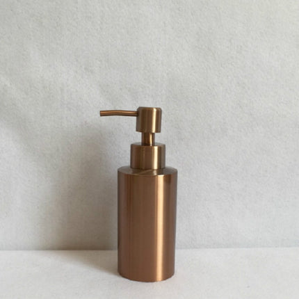250ml Stainless Steel Hand Soap Bottle Countertop Soap Dispenser(Rose Gold)-garmade.com