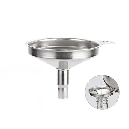10 PCS Stainless Steel Conical Small Funnel Oil Leak Wine Leak Kitchen Gadgets-garmade.com