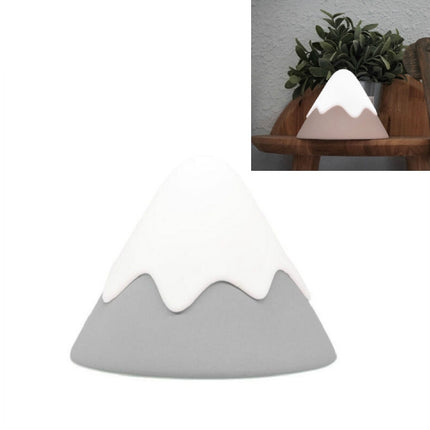 Snow Mountain Night Light Atmosphere Lamp Creative Bedside LED Lamp(Gray)-garmade.com
