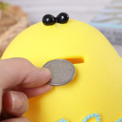 Children Toys Money Chicken Saving Boxes Cute Cartoon Coin Money Box, Size:13x11x11cm(Yellow)-garmade.com