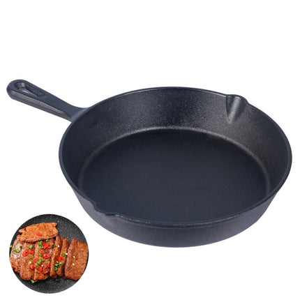 Cast Iron Non Stick Frying Pan Cooking Pot, Sheet Size:25cm-garmade.com