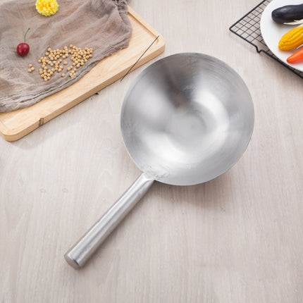 Stainless Steel Kitchen Spoon Water Spoon Large Scoop, Size:22cm(All Steel)-garmade.com