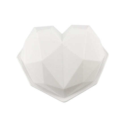 3 PCS Diamond Love DIY Cake Silicone Mold Sponge Baking Tool Chiffon Mousse Dessert Mold-garmade.com