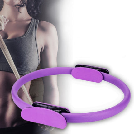 Multifunctional Pilate Ring Yoga Product, Size: 38 x 3cm(Purple)-garmade.com