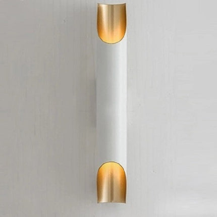 White light Modern Wall Lamp LED Aluminum Alloy Pipe Lighting, Style:Single-tube White-garmade.com