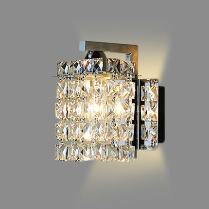 Single Head Creative Simple Modern Bedroom Living Room Aisle Corridor Crystal Wall Lamp with 5W LED Light Source-garmade.com