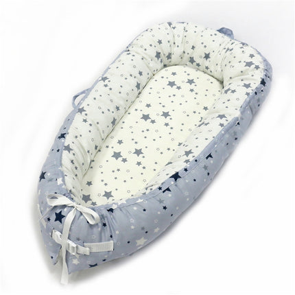 80*50cm Baby Bed Newborn Nursing Bionic Bed Crib Cot Baby Sleeping Artifact Bed Travel Bed Bumper(BY-2031)-garmade.com