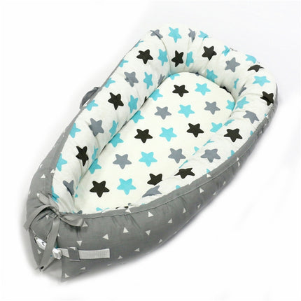 80*50cm Baby Bed Newborn Nursing Bionic Bed Crib Cot Baby Sleeping Artifact Bed Travel Bed Bumper(BY-2038)-garmade.com