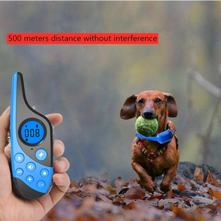 500m Charging Remote Control Dog Training Device Pet Bark Stopper-garmade.com