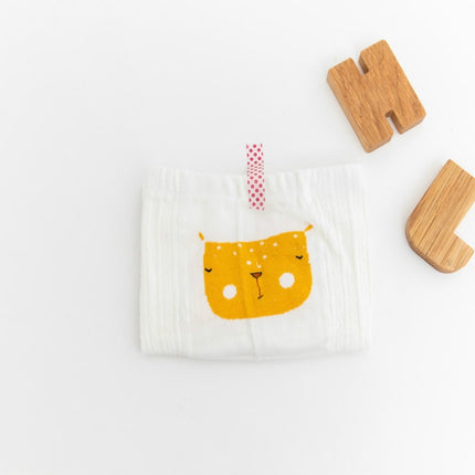 Cartoon Cute Baby Girls Soft Cotton Tight Pantyhose, Size:S(White)-garmade.com