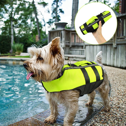 Pet Airbag Life Jacket Inflatable Folding Dog Outdoor Portable Safety Swimsuit, Size:S-garmade.com