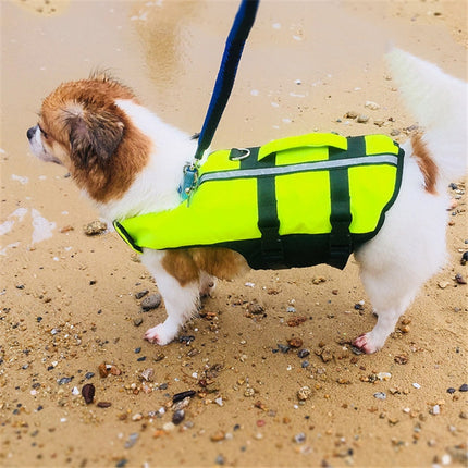 Pet Airbag Life Jacket Inflatable Folding Dog Outdoor Portable Safety Swimsuit, Size:S-garmade.com