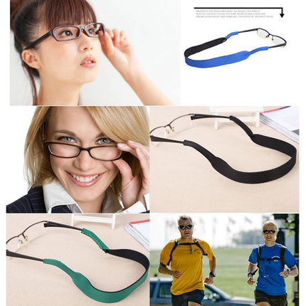 2 PCS Neoprene Diving Swimming Glasses Band Sunglasses Sponge Rope(Black)-garmade.com