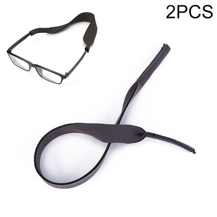 2 PCS Neoprene Diving Swimming Glasses Band Sunglasses Sponge Rope(Gray)-garmade.com