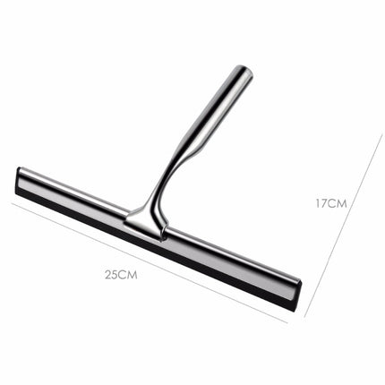 Glass Window Squeegee Cleaner Shower Bathroom Mirror Rubber Wiper With Suction Hook Water Vapor Removal-garmade.com