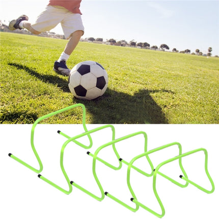 5 PCS ABS Football Obstacle Training Hurdle, Szie:30cm(Green)-garmade.com