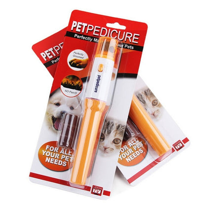 Pet Electric Pet Dog Cat Puppy Claw Toe Nail Pedicure Grinder Clipper Trimmer Tool-garmade.com