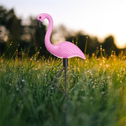 3 in 1 Waterproof Solar Flamingo Lawn Light LED Garden Path Landscape Lights Night Lamp-garmade.com