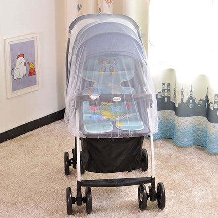 3 PCS 150cm Baby Pushchair Mosquito Insect Shield Net Safe Infants Protection Mesh Stroller Accessories Mosquito Net(Blue)-garmade.com