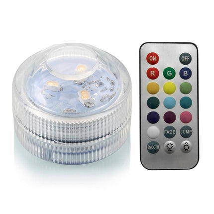 IP68 Waterproof Remote Control Diving Decoration Lamp 5050 SMD LED Multi Colored Light Bulb Submersible RGB LED Light Party Lamp-garmade.com