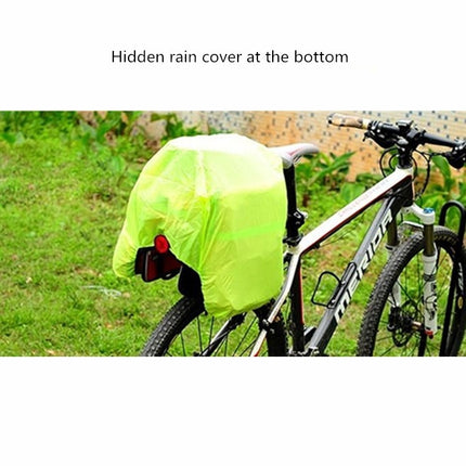 Mountain Bike Rear Shelf Bag Riding Bag Long And Short Distance Waterproof Pack(Blue)-garmade.com